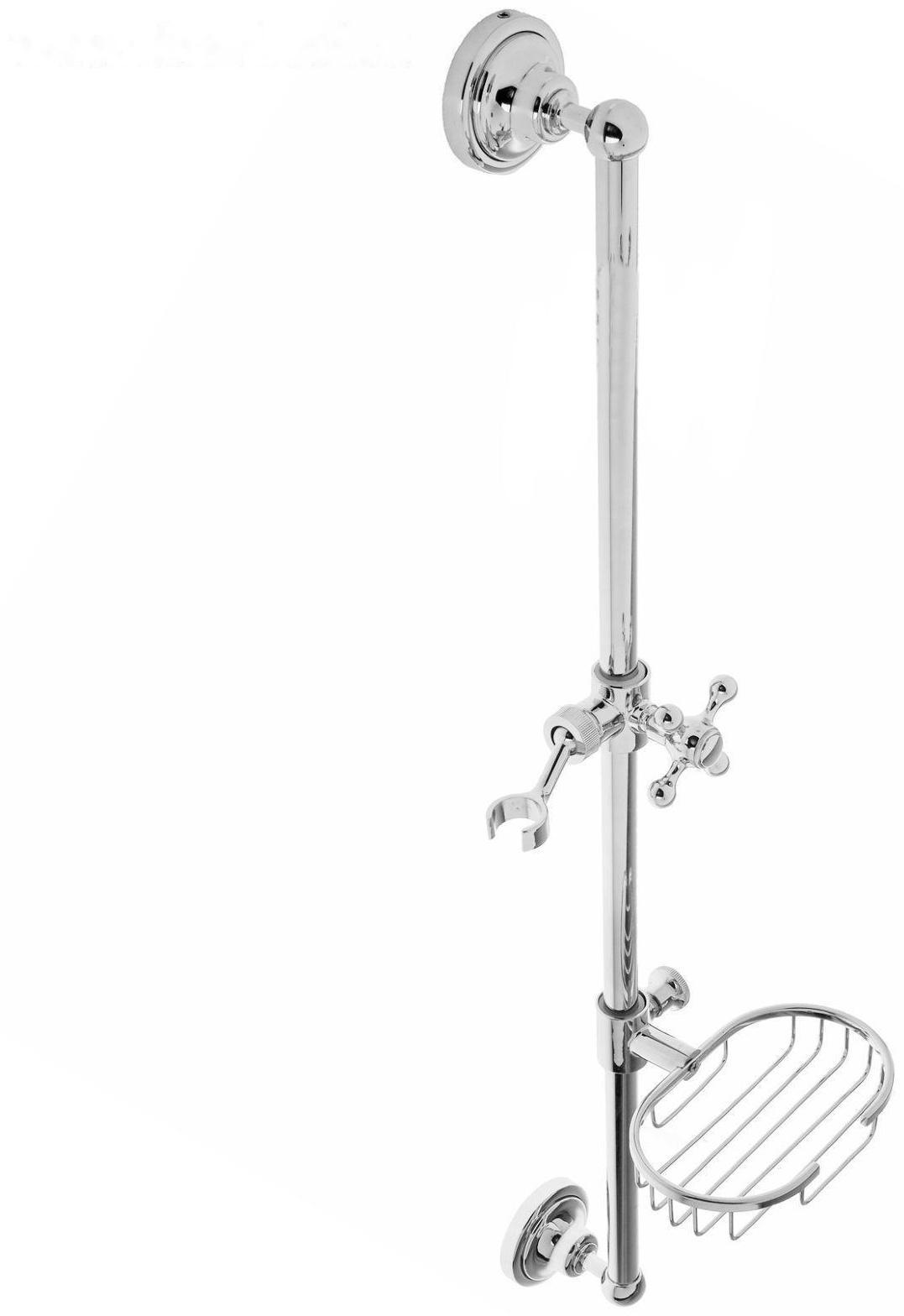 Стойка душевая Accoona A410, с металлической мыльницей, хром