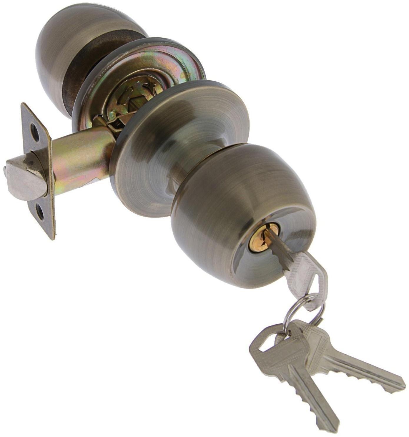 Защелка 1103, с ключом, цвет бронза