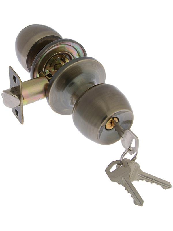 Защелка 1103, с ключом, цвет бронза