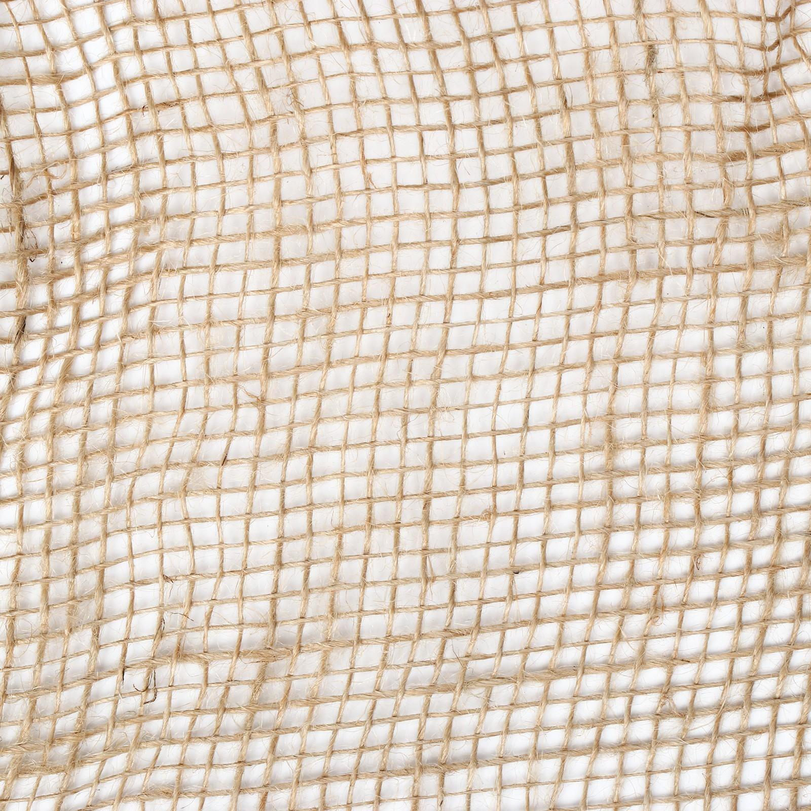 Джут натуральный, 5 × 0,95 м, плотность 190 г/м², плетение 34/24