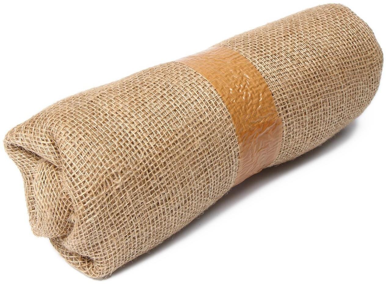 Джут натуральный, 5 × 0,95 м, плотность 190 г/м², плетение 34/24