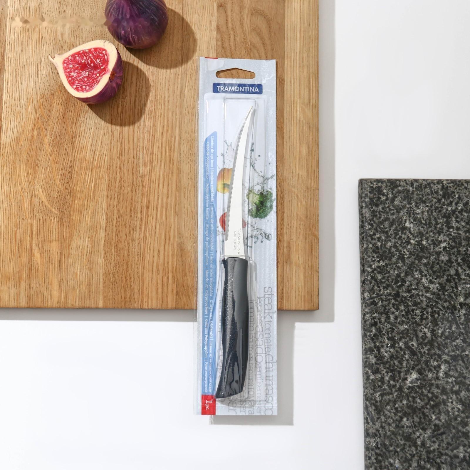 Нож кухонный Tramontina Athus для помидоров/цитрусовых, лезвие 12,5 см, сталь AISI 420
