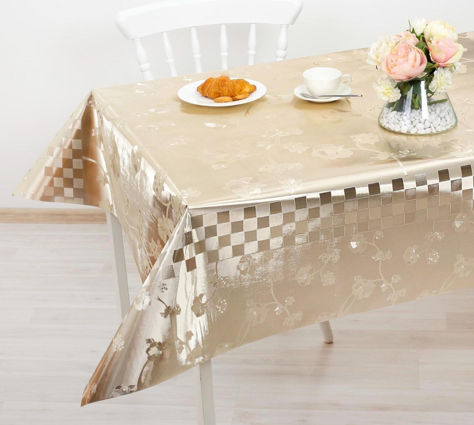 Клеёнка столовая ПВХ , ширина 137 см, толщина 0,16 мм, рулон 20 метров, узор МИКС