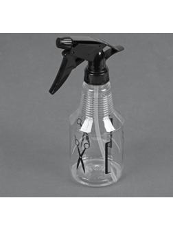 Распылитель парикмахерский, 280 мл, цвет чёрный/прозрачный