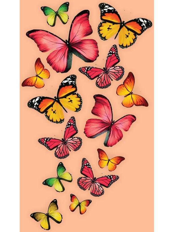 Термотрансфер «Бабочки», 11 × 19,5 см