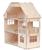 Домик для кукол, 3 этажа с мансардой