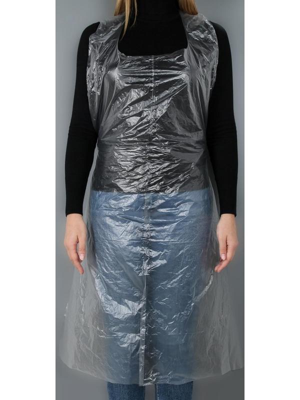 Фартук ПНД 80x125 см, толщина 7,5 мкм