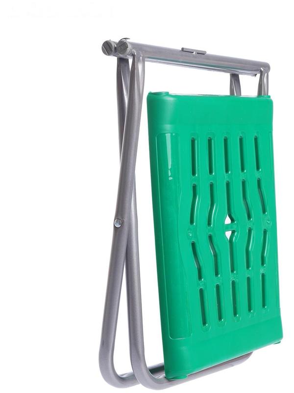 Стул складной ПСП4, 37 х 29,5 х 34 см, цвет зелёный