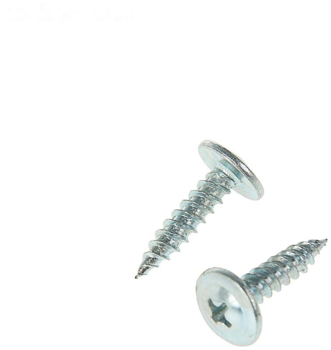 Саморезы с прессшайбой , 4.2 х19 мм, острый, цинк, 15 кг