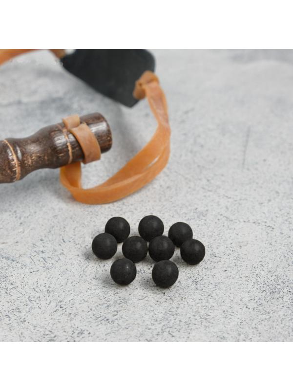 Набор шариков для рогатки d=10мм (100шт) из глины, микс