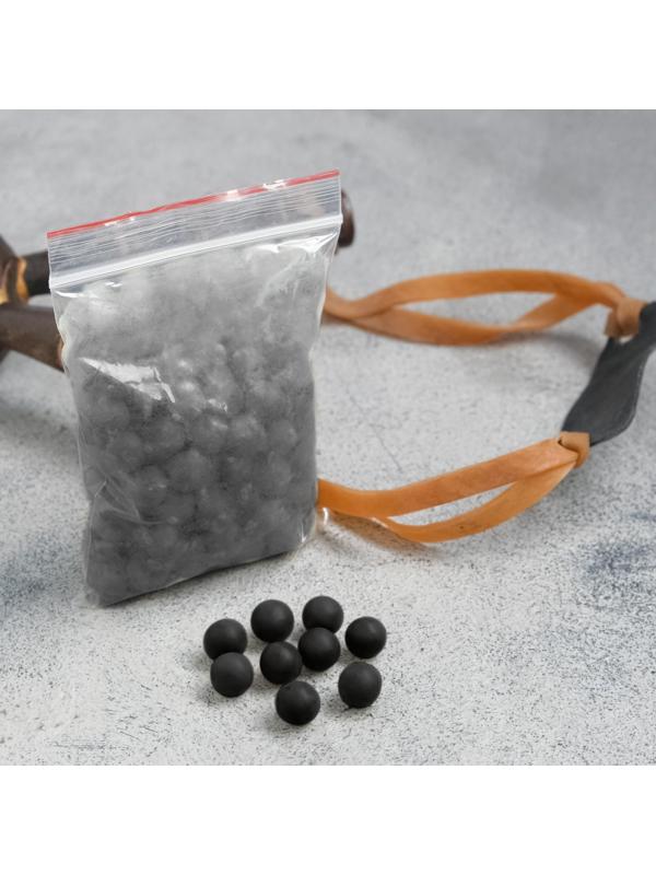 Набор шариков для рогатки d=10мм (100шт) из глины, микс