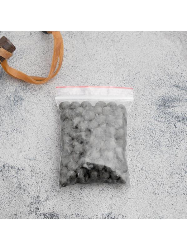 Набор шариков для рогатки d=10мм (100шт) из глины, микс