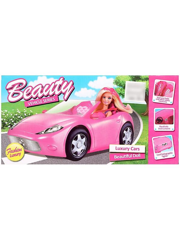 Кукла-модель «Лена» на машине, с аксессуарами