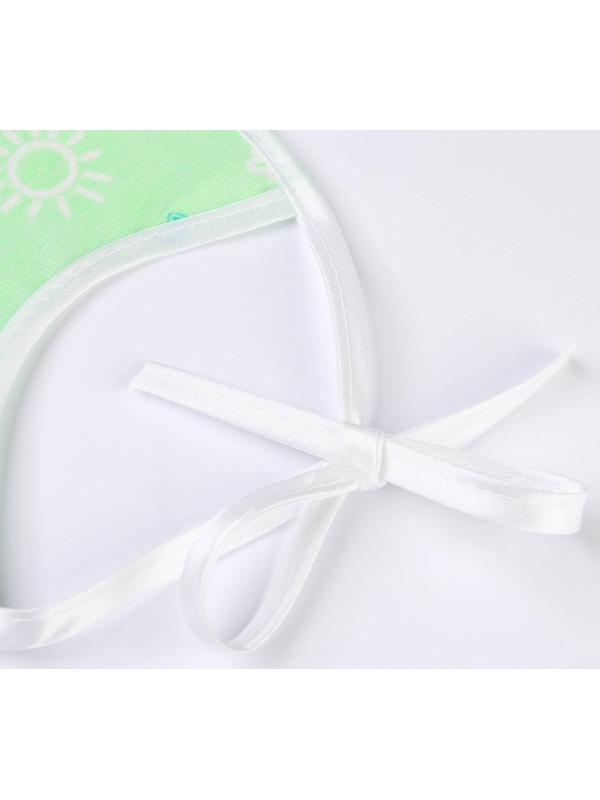 Нагрудник из клеёнки с ПВХ-покрытием, на завязках, с рисунком