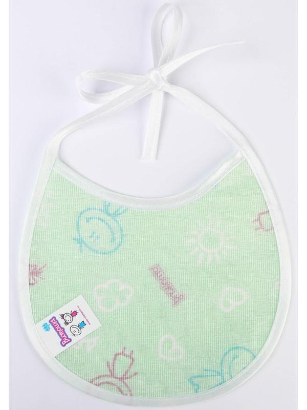 Нагрудник из клеёнки с ПВХ-покрытием, на завязках, с рисунком