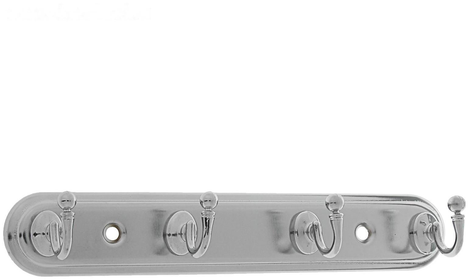 Вешалка 4-х местная, KV104CP, цвет хром