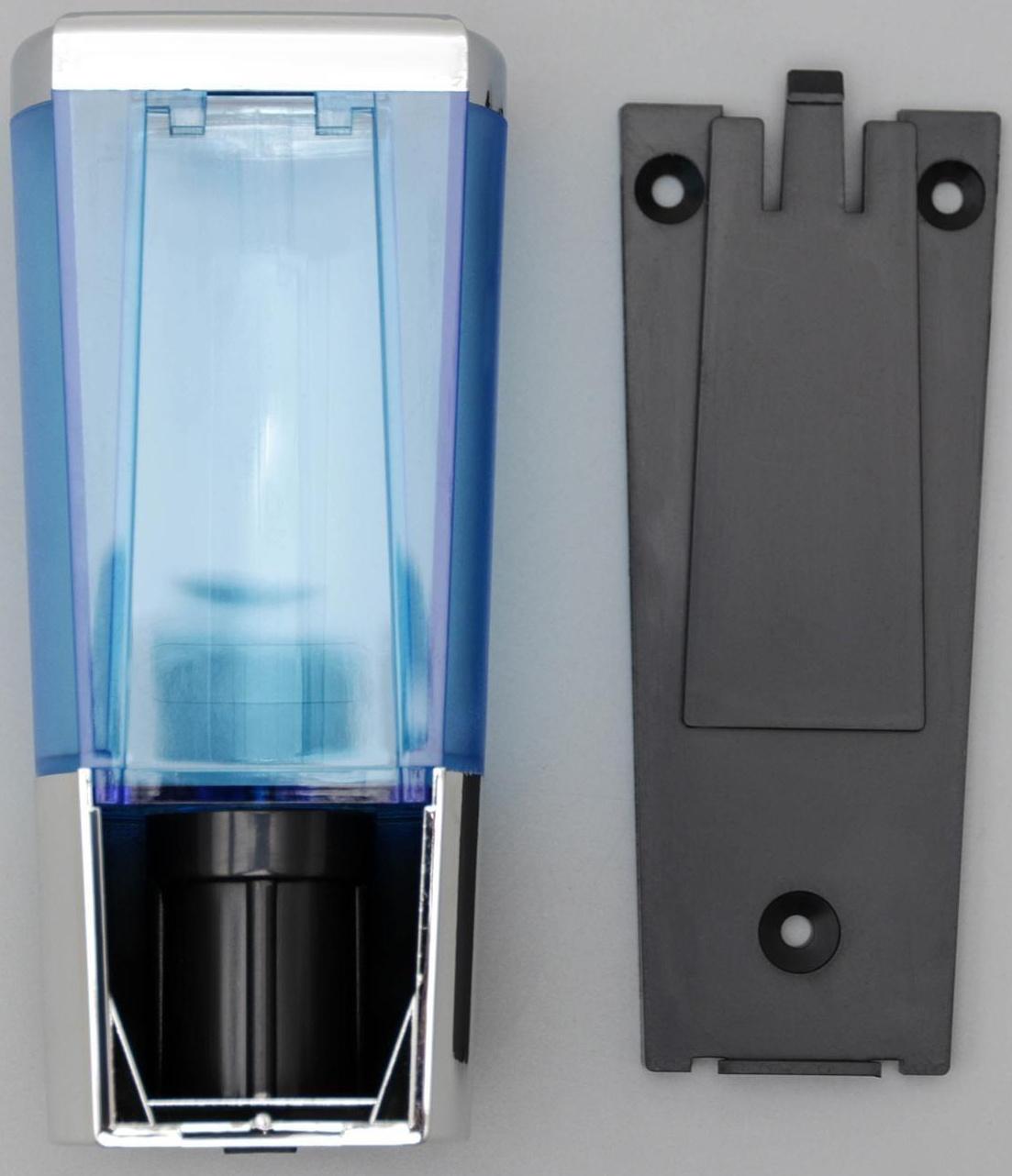 Диспенсер для антисептика/жидкого мыла механический, 400 мл, металл, цвет хром