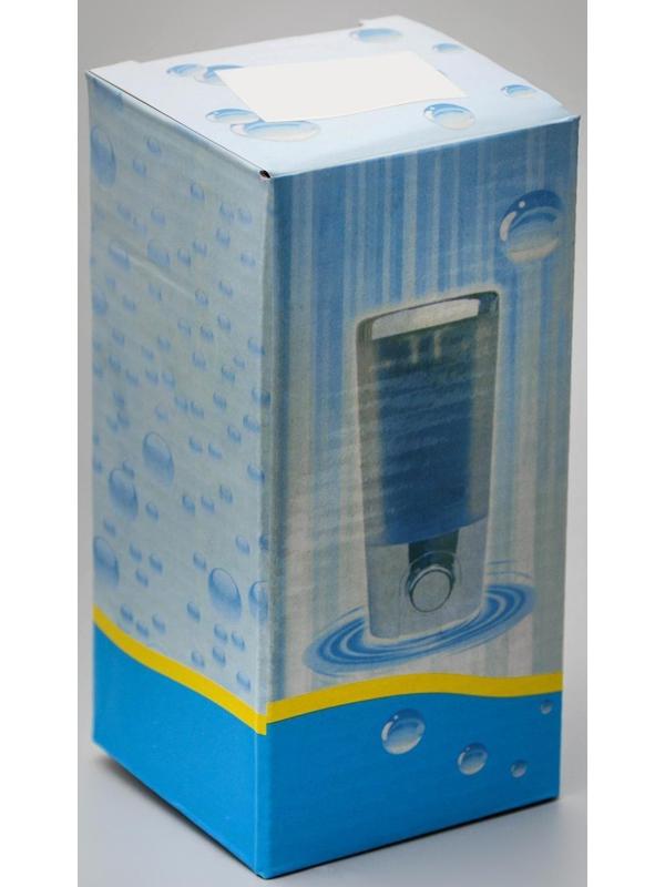 Диспенсер для антисептика/жидкого мыла механический, 400 мл, металл, цвет хром