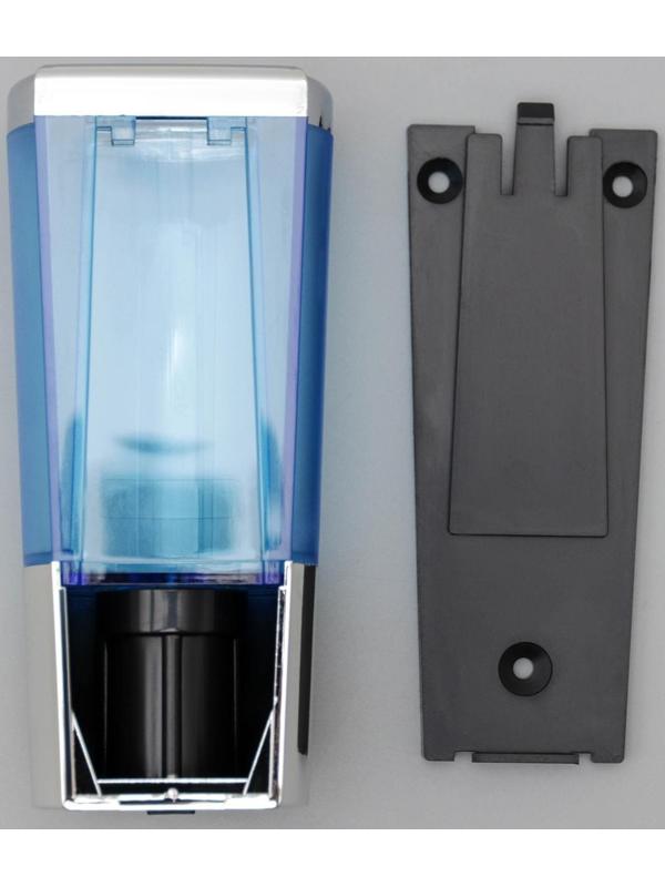 Диспенсер для антисептика/жидкого мыла механический, 400 мл, металл, цвет хром