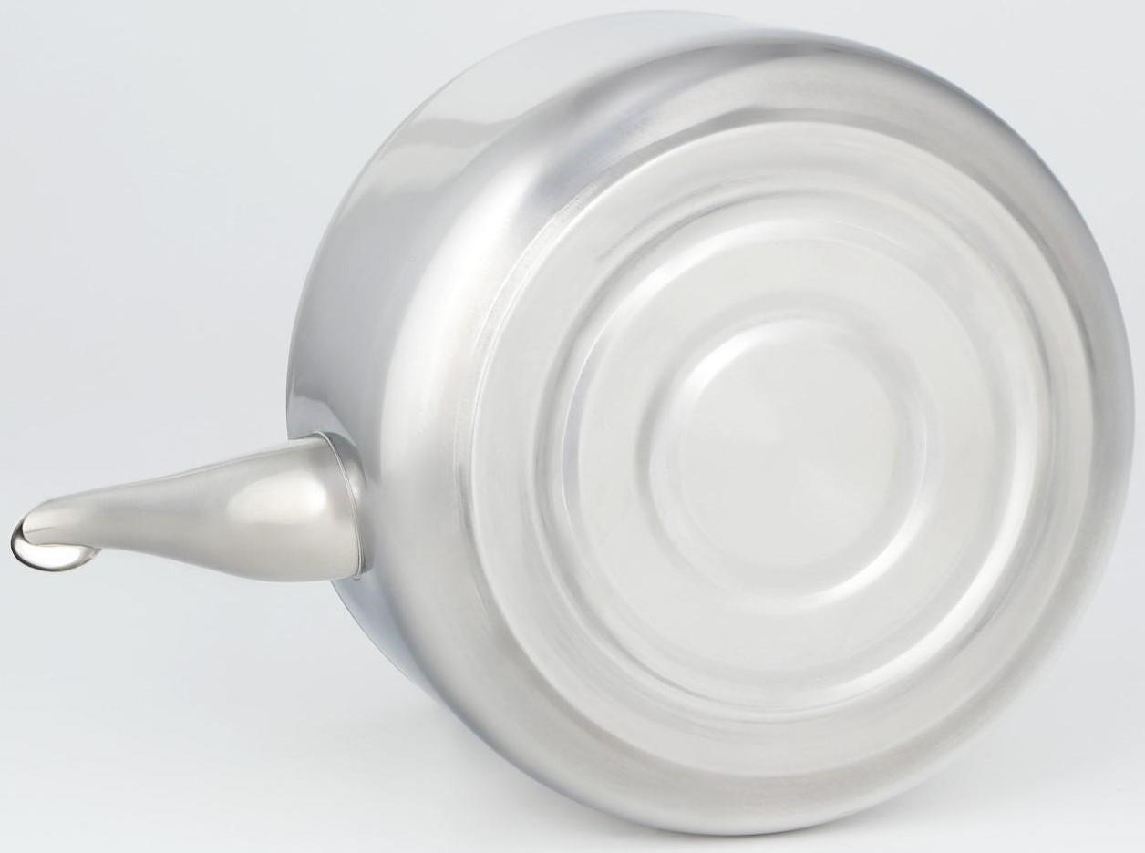 Чайник из нержавеющей стали, 4 л, цвет хромированный