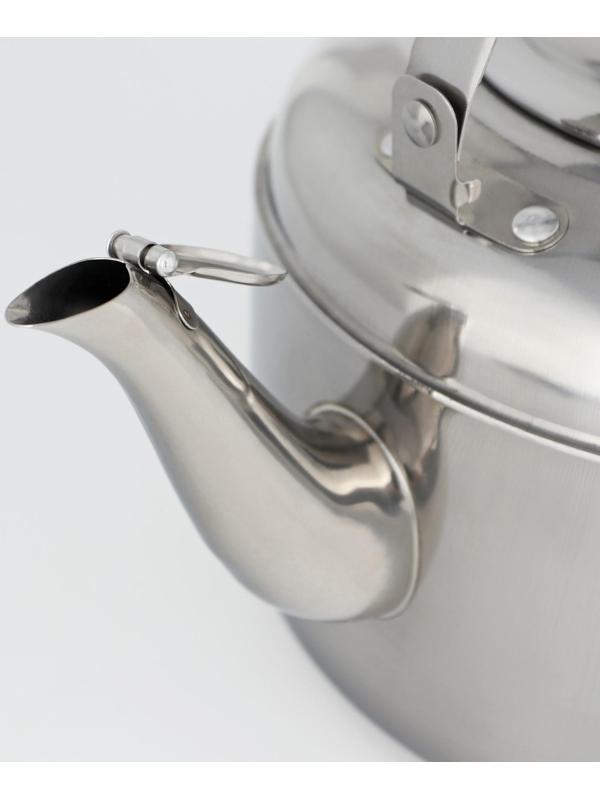 Чайник из нержавеющей стали, 4 л, цвет хромированный