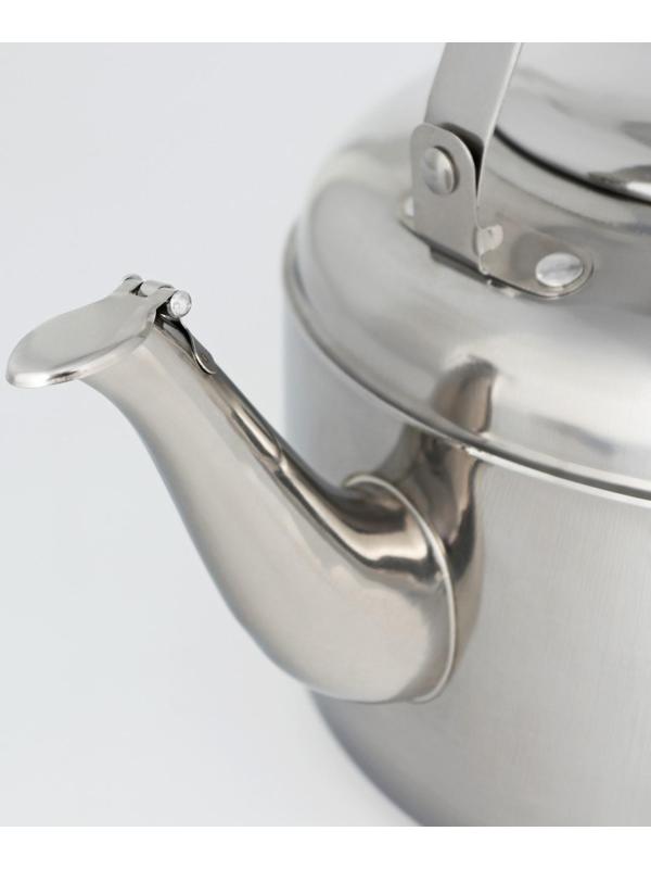 Чайник из нержавеющей стали, 4 л, цвет хромированный