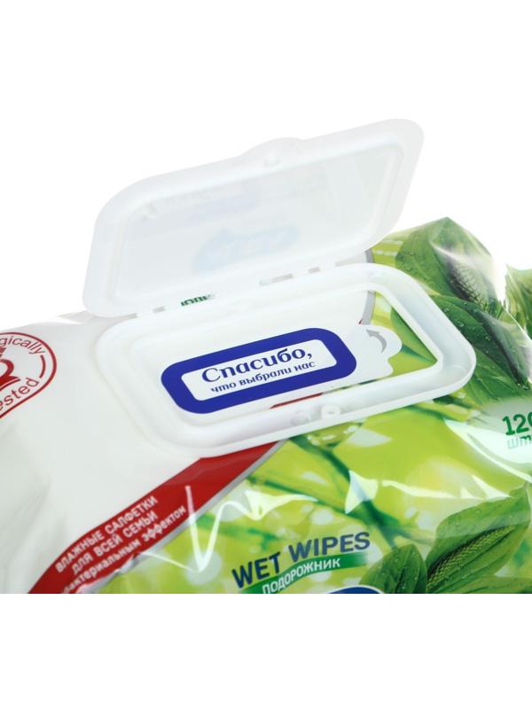 Влажные салфетки AURA FAMILY, для всей семьи, с антибактериальным эффектом 120 шт