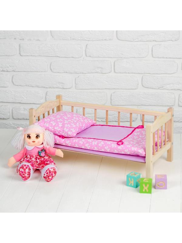 Постельное бельё для кукол «Бантики», простынь, одеяло, подушка