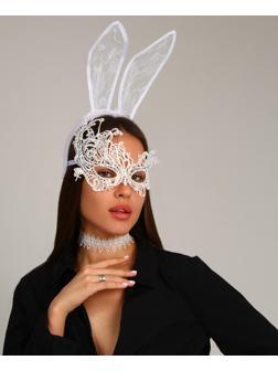 Карнавальный набор «Давай поиграем?», ободок-ушки, чокер, маска