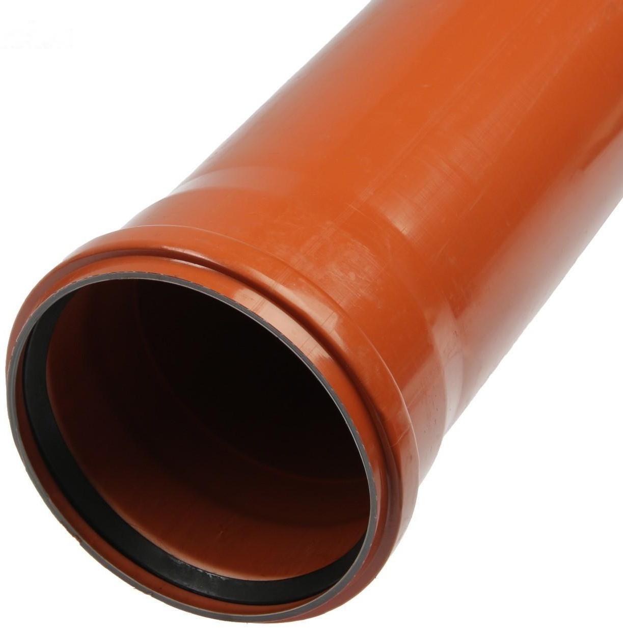 Труба канализационная FLEXTRON, наружная, d=160 мм, толщина 4 мм, 3000 мм