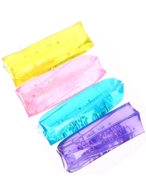 Мялка «Скользун», с водой, звёзды, маленький цвета МИКС