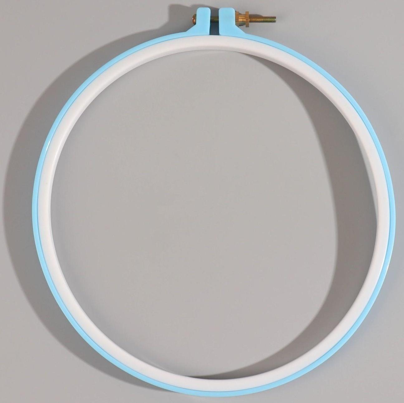 Набор для вышивания крестиком: канва без рисунка 30×20 см, нитки 10 шт, пяльцы d = 18 см, иглы 6 шт, шпульки 10 шт