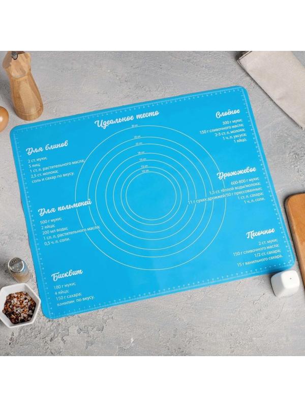Силиконовый коврик для выпечки «Идеальное тесто», 50 х 40 см