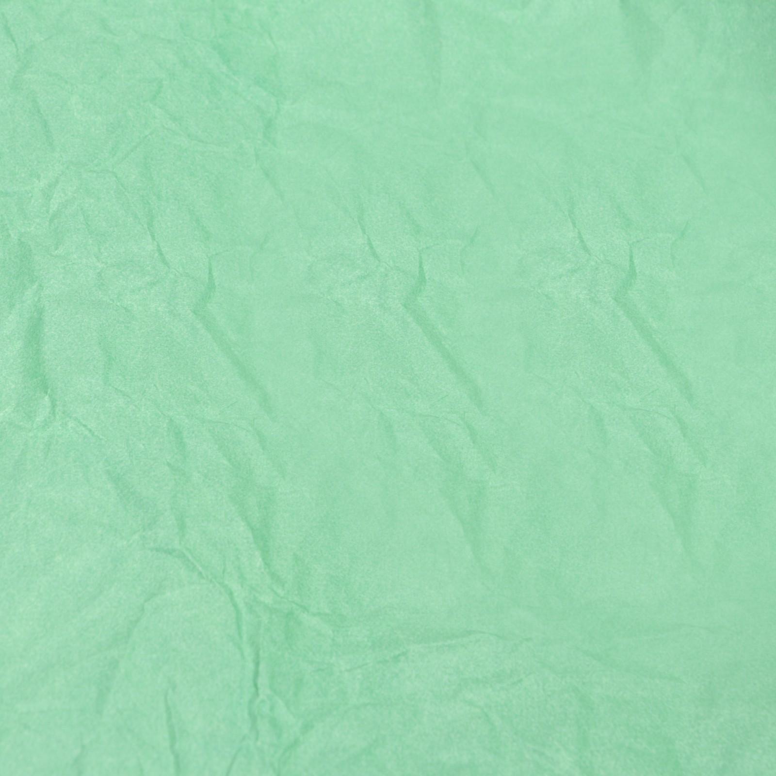 Бумага для упаковки, жатая, эколюкс, двусторонняя, двухцветная, бирюзовая, салатовая, зеленая, рулон 1 шт., 0,7 х 5 м