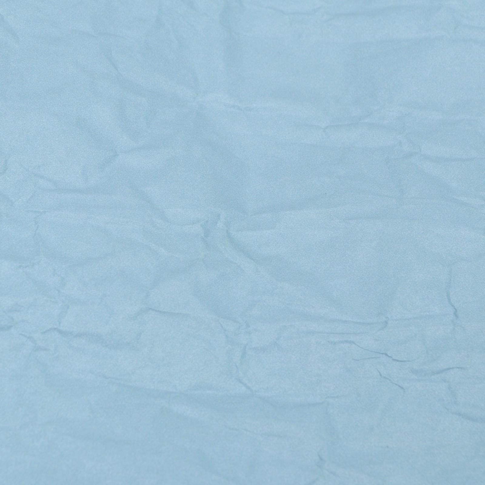 Бумага для упаковки, жатая, эколюкс, двусторонняя, двухцветная, бирюзовая, салатовая, зеленая, рулон 1 шт., 0,7 х 5 м