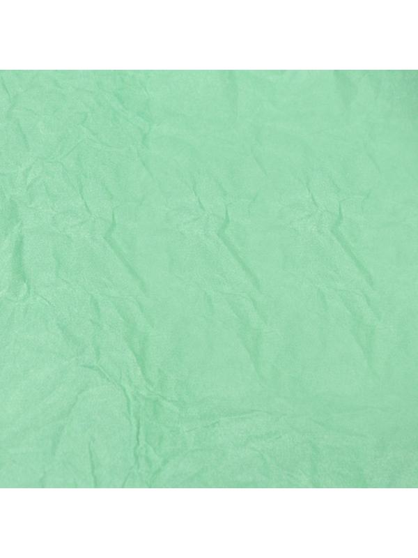 Бумага для упаковки, жатая, эколюкс, двусторонняя, двухцветная, бирюзовая, салатовая, зеленая, рулон 1 шт., 0,7 х 5 м