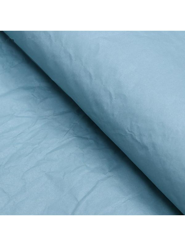 Бумага для упаковки, жатая, эколюкс, двусторонняя, двухцветная, бирюзовая, салатовая, зеленая, рулон 1 шт., 0,7 х 5 м