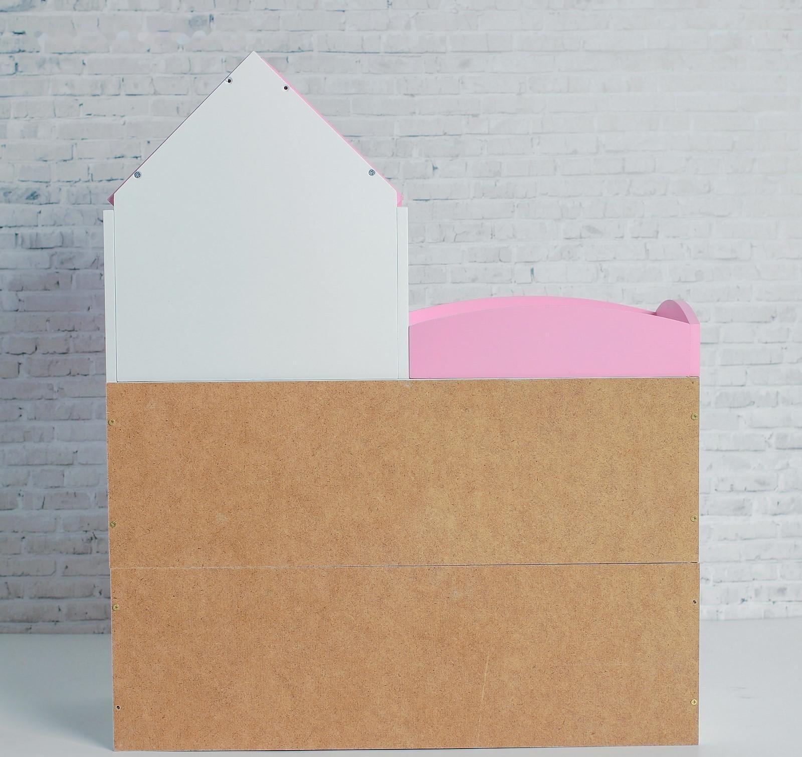 Кукольный дом «Мармелад» с обоями и набором мебели