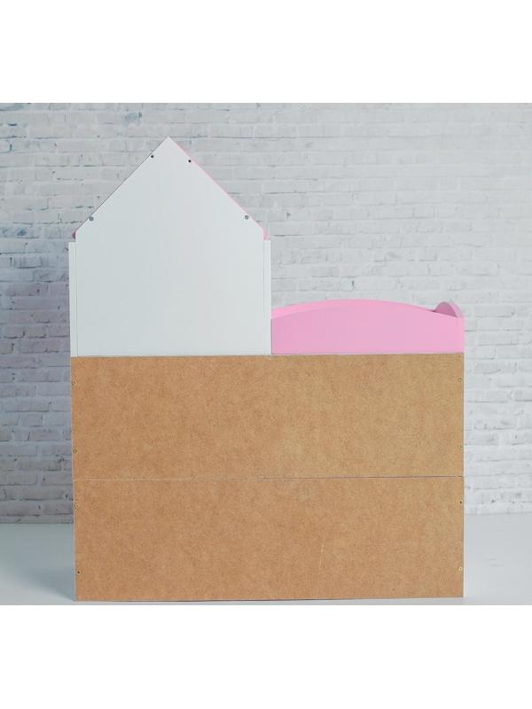 Кукольный дом «Мармелад» с обоями и набором мебели