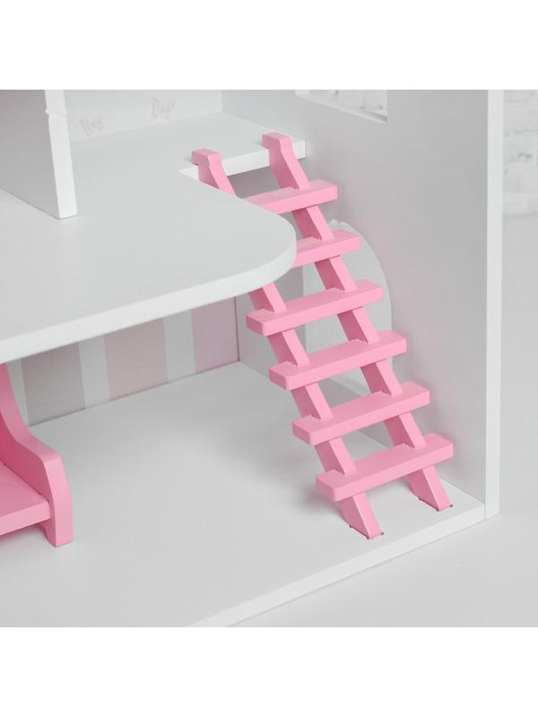 Кукольный дом «Мармелад» с обоями и набором мебели