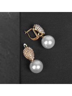 Серьги с жемчугом 