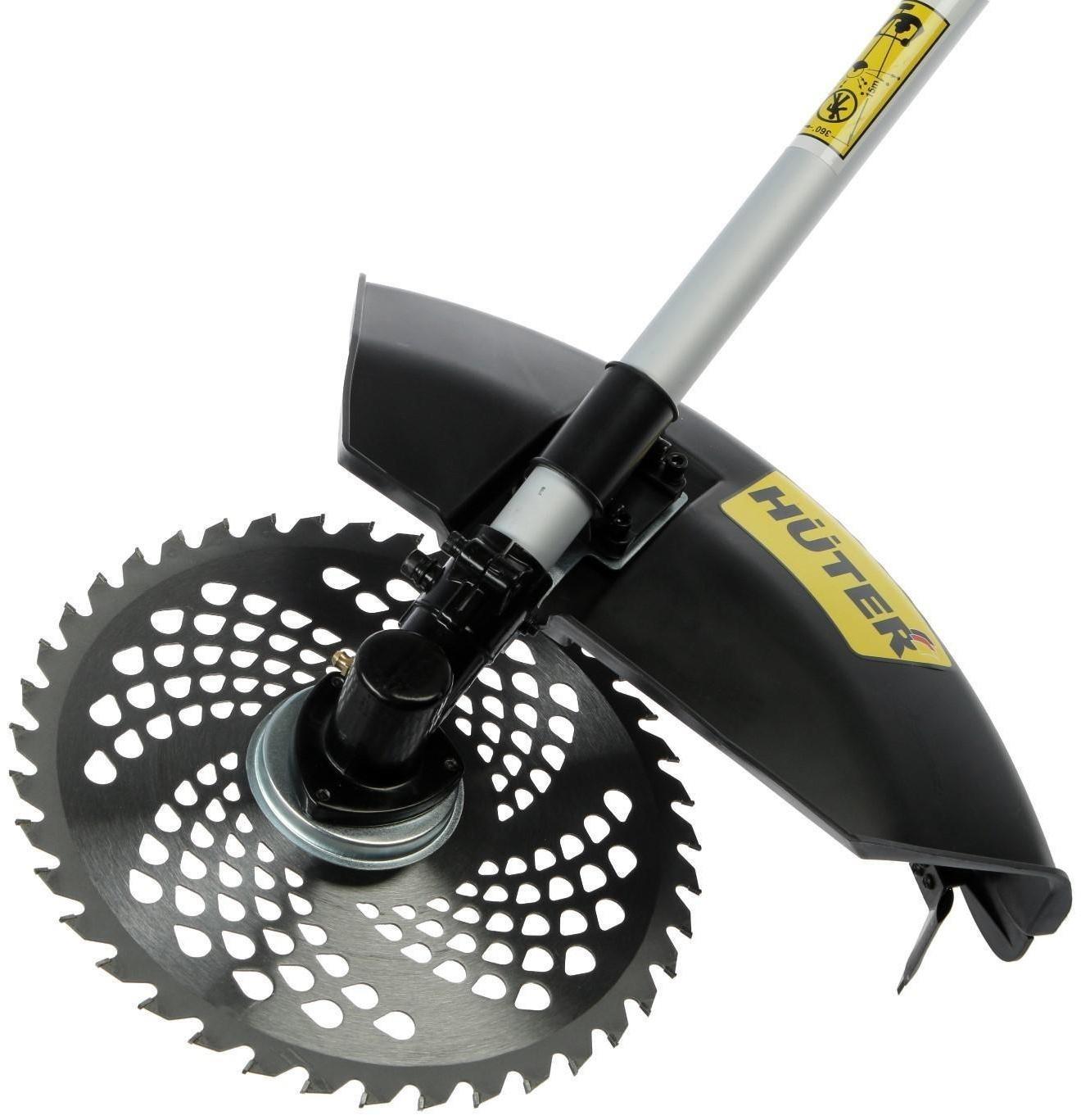 Триммер Huter GGT-1500TX, 2Т, 1500 Вт, 2 л.с., 43 см3, 9500 об/мин, леска/нож