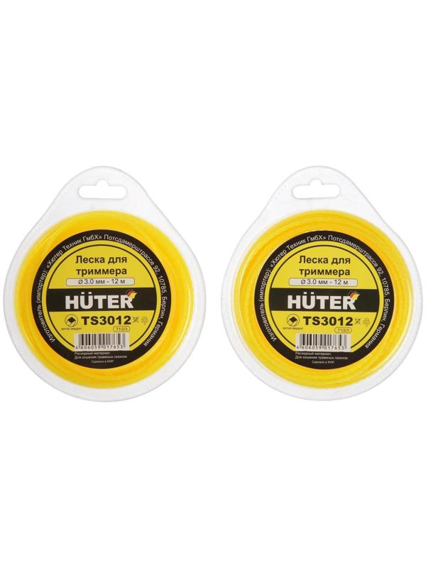 Триммер Huter GGT-1500TX, 2Т, 1500 Вт, 2 л.с., 43 см3, 9500 об/мин, леска/нож