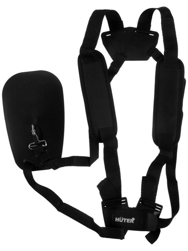 Триммер Huter GGT-1500TX, 2Т, 1500 Вт, 2 л.с., 43 см3, 9500 об/мин, леска/нож