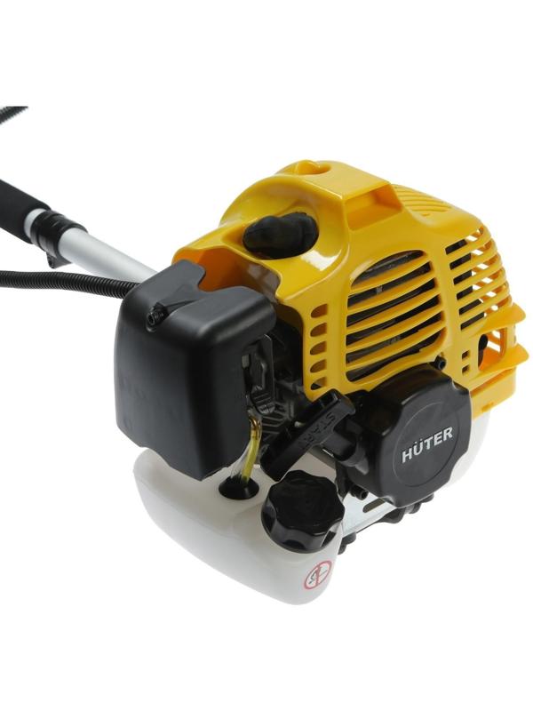 Триммер Huter GGT-1500TX, 2Т, 1500 Вт, 2 л.с., 43 см3, 9500 об/мин, леска/нож