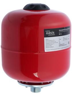 Бак расширительный Oasis RV-6, для систем отопления, вертикальный, 6 л