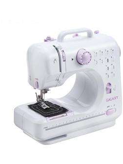 Швейная машина Galaxy LINE GL 6500, 9 Вт, 12 видов строчки, автомат, белая