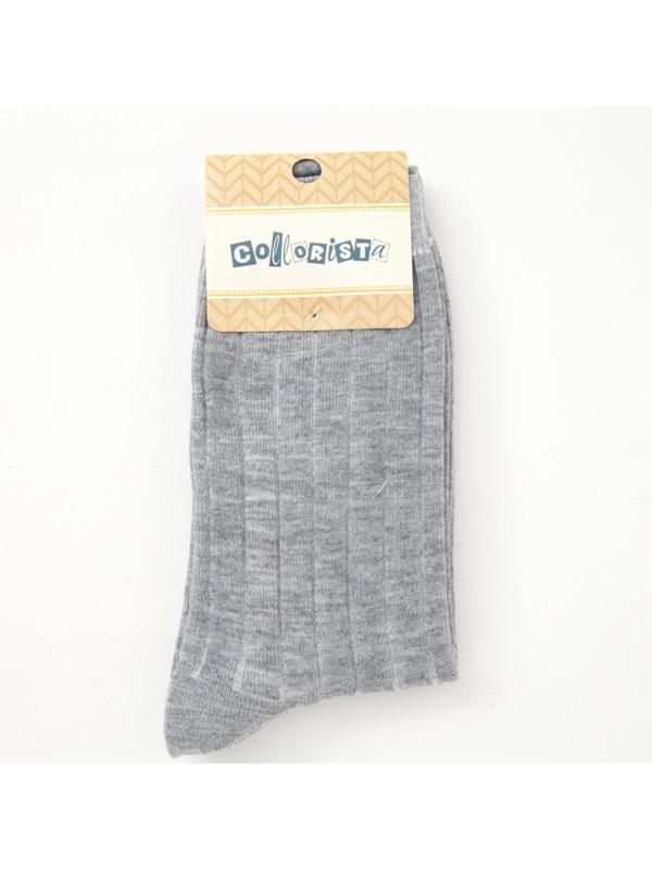 Носки мужские Collorista «Полосы» цвет серый, размер 40-46 (27-31 см)