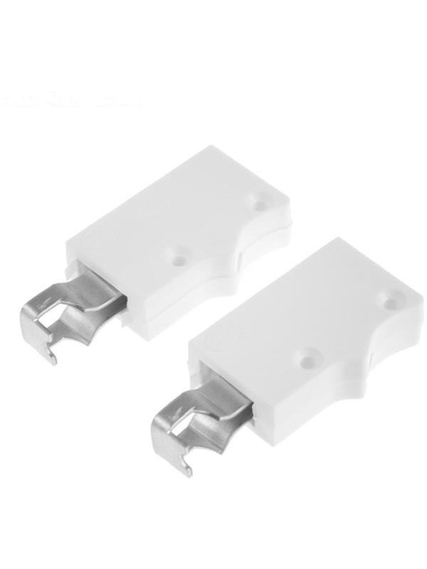 Навес для полок, белый, 2 шт.