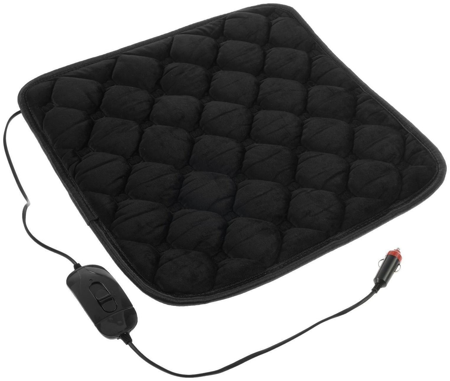 Накидка с подогревом TORSO, 12 В, регулятор, 42×42 см, провод 90 см, черный